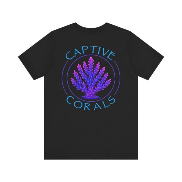 Captive Corals UV Glow Logo Tee – Front/Back Print | Bella+Canvas 3001