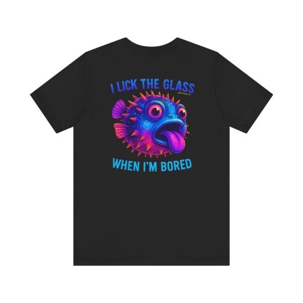 Funny Purple Puffer Fish Aquarium Tee | I Lick the Glass | Unisex Shirt